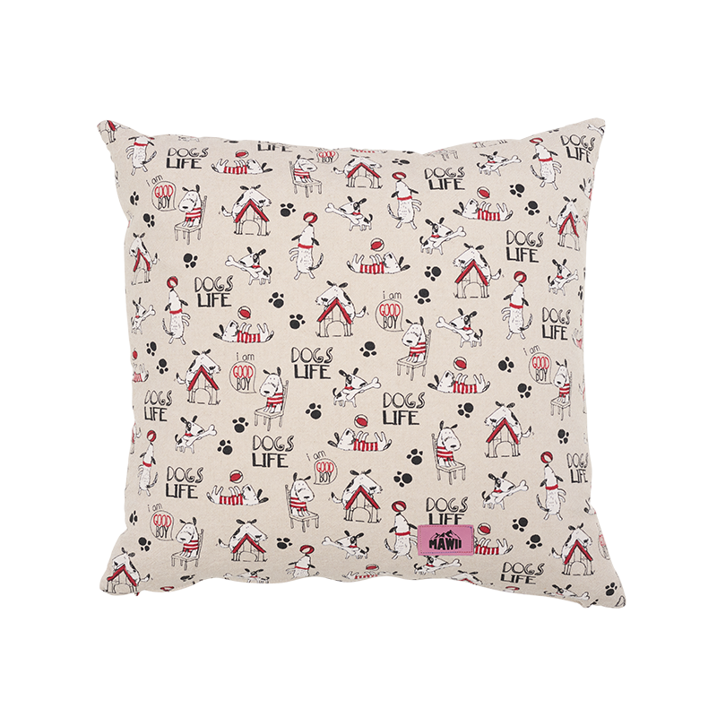 Kissen "Dog" - Stoff 50 x 50 cm Kissenbezug