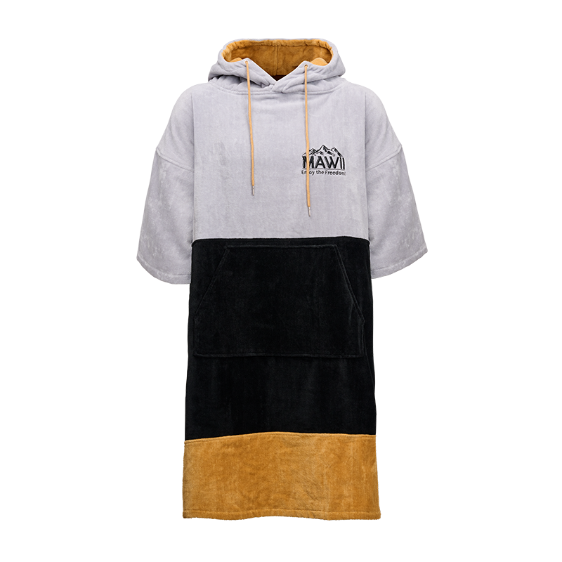 MAWII  Badehandtuch Poncho grau