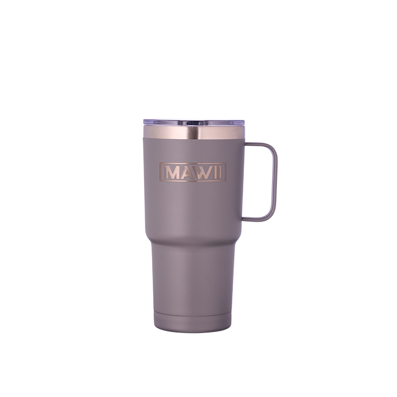 Edelstahl Becher mit Henkel 600 ml