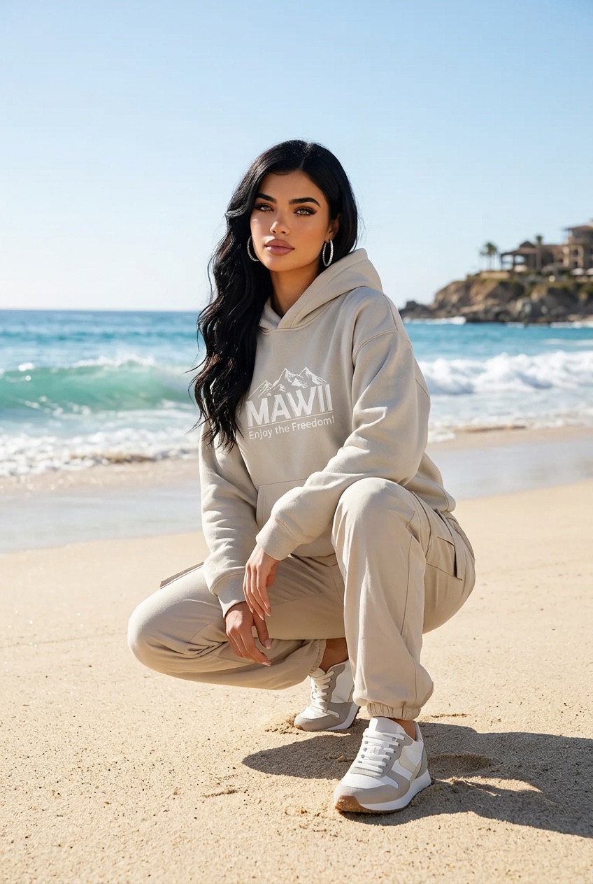 MAWII Oversize Basic Hoodie