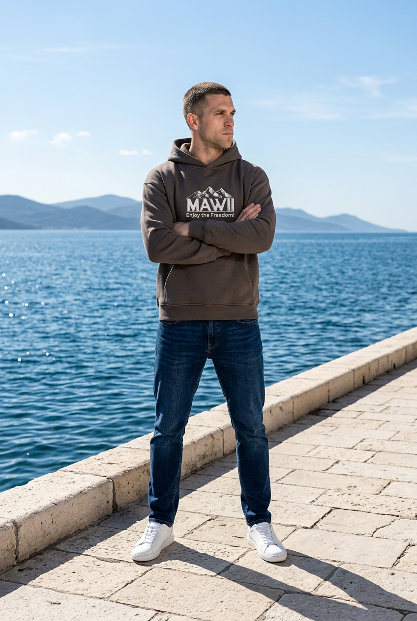 MAWII Oversize Basic Hoodie