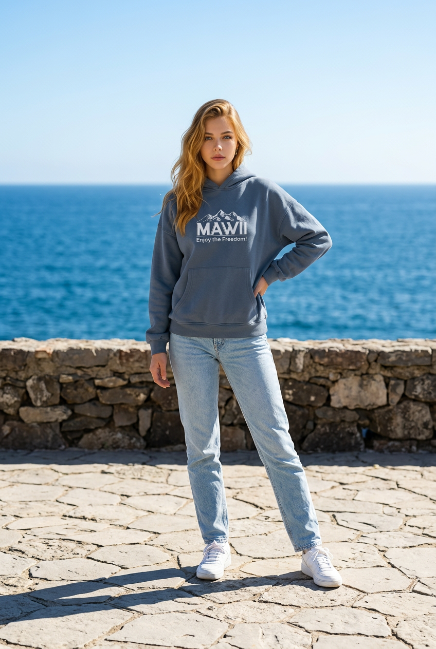 MAWII Oversize Basic Hoodie Gr. L