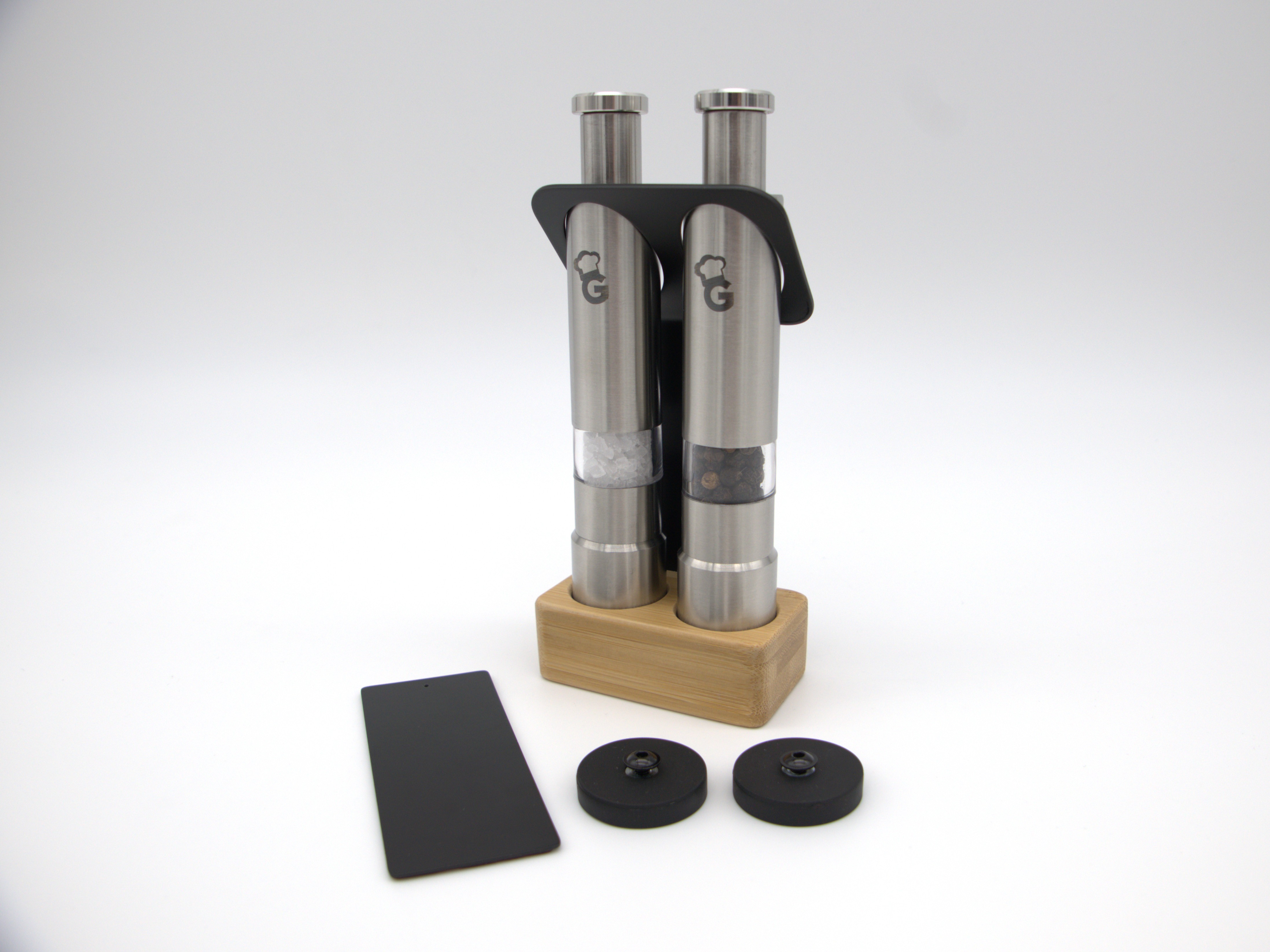 Gewürzmühlen Set mit Halter inkl. Magneten