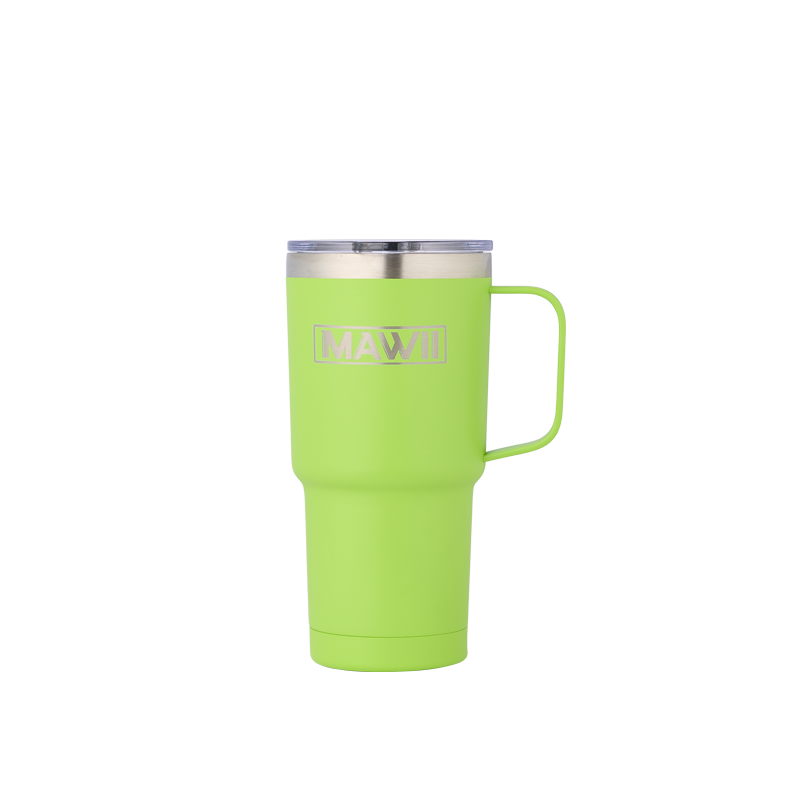 Edelstahl Becher mit Henkel 600 ml