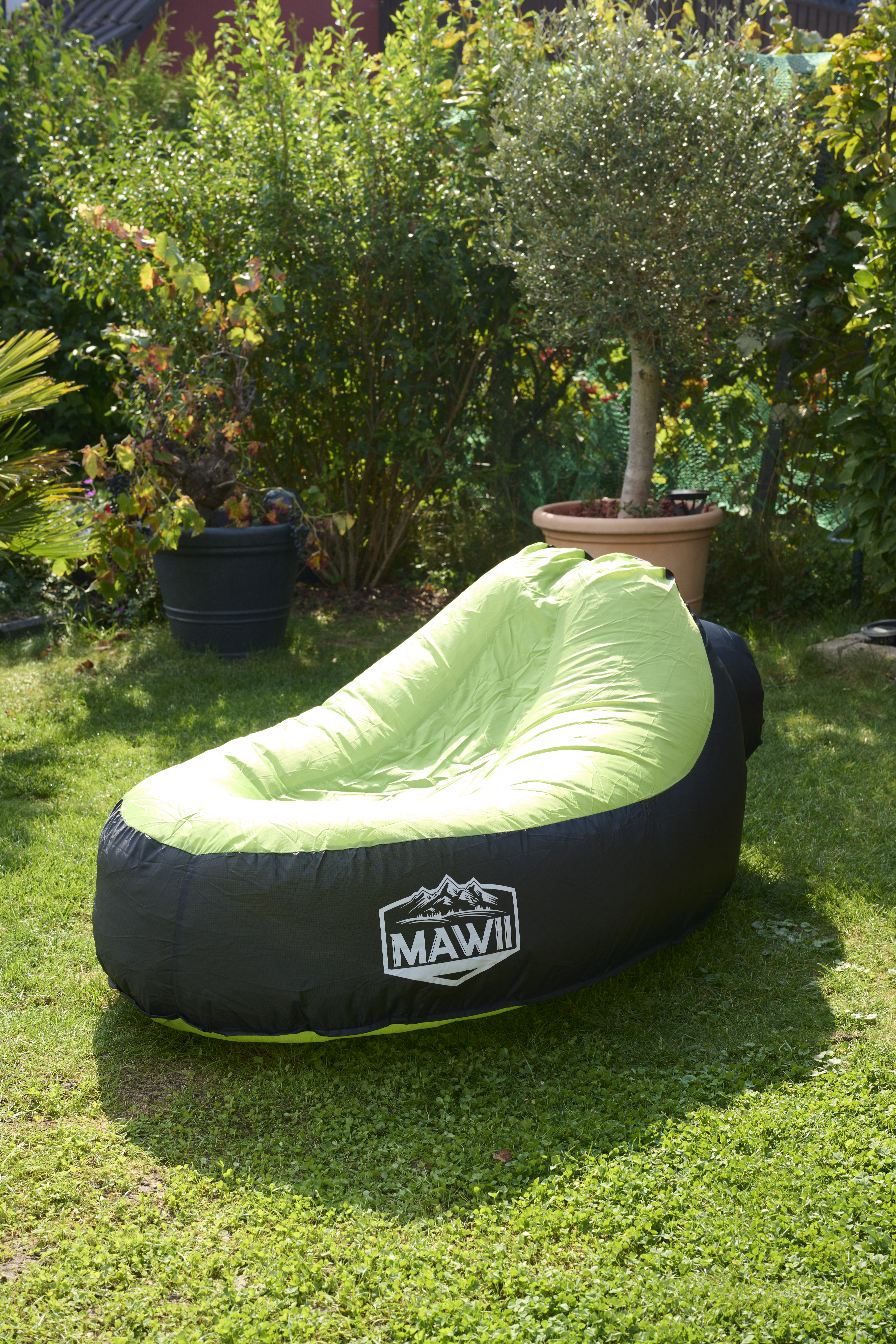 Luftsessel -aufblasbarer Luftsitz/ Lounger grün